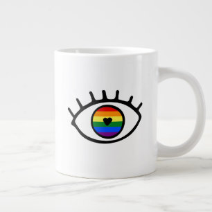 Grande Tasse Eye Rainbow