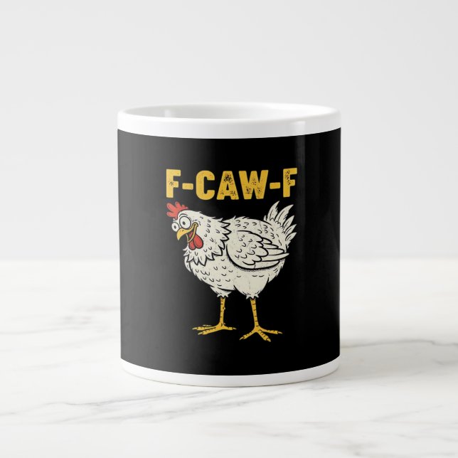 Grande Tasse F-Caw-F Chicken Classic Retro Cool (Devant)