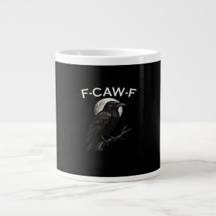 Grande Tasse F-Caw-F Corbeau Corbeau Drôle F-Caw-F Engrenage Gr