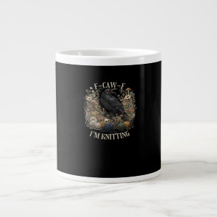 Grande Tasse F-Caw-F Je tricote Casual Créatif