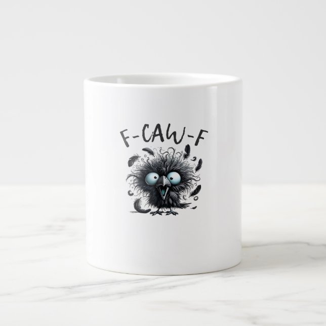 Grande Tasse F Caw F Retro Classic Style (Devant)