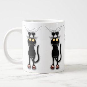 Grande Tasse Fabric de Cat funny