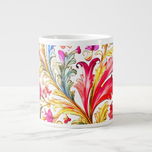 Grande Tasse Fantastique design florentin Feuilles