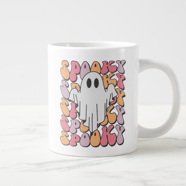 Grande Tasse Fantôme rétro éffrayant (Droite)