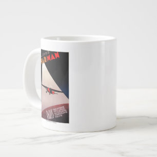 Grande Tasse Farman Airlines Farman 300 Monoplane Promo Poste