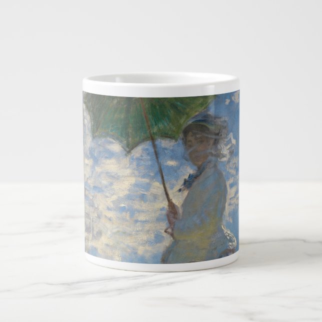 Grande Tasse Femme avec parasol - Madame Monet et son fils (Devant)