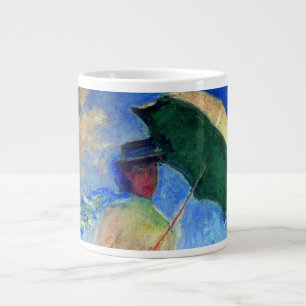 Grande Tasse Femme Monet avec un parasol face droit