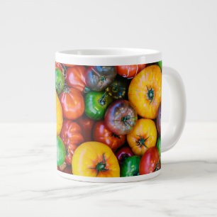 Grande Tasse Fermes   Récolte colorée de tomates