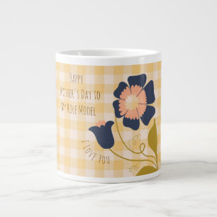 Grande Tasse Fête des Mères,Joyeuse Fête des Mères à Mon Modèle