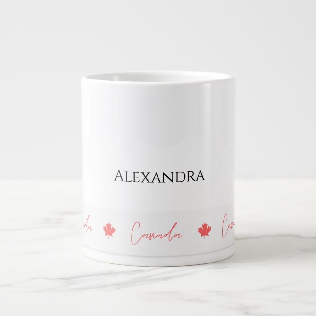 Grande Tasse Fête du Canada patriotique Souvenir (Devant)