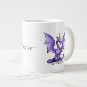 Grande Tasse Février Birthstone Dragon - Amethyst