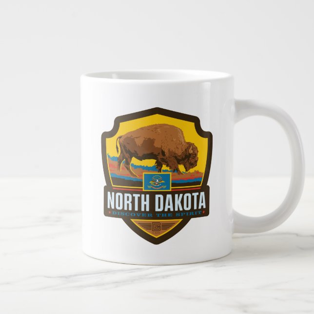 Grande Tasse Fierté de l'État | Dakota du Nord (Droite)