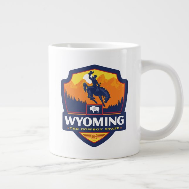Grande Tasse Fierté de l'État | Wyoming (Droite)