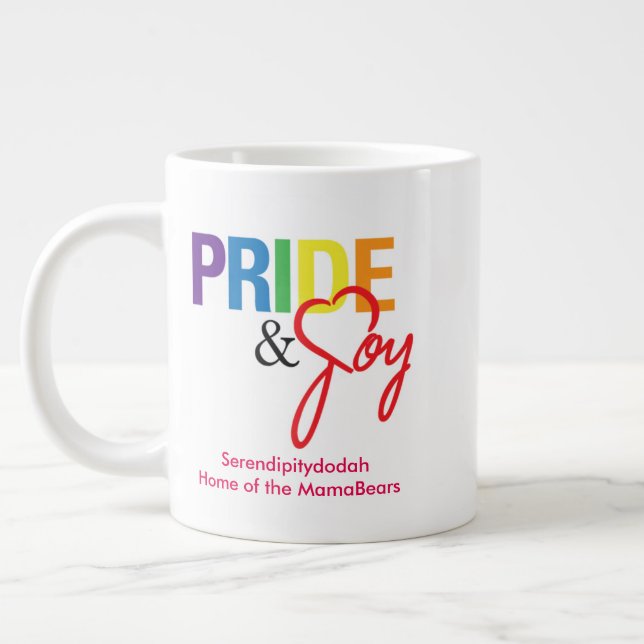 Grande Tasse Fierté et joie (Gauche)