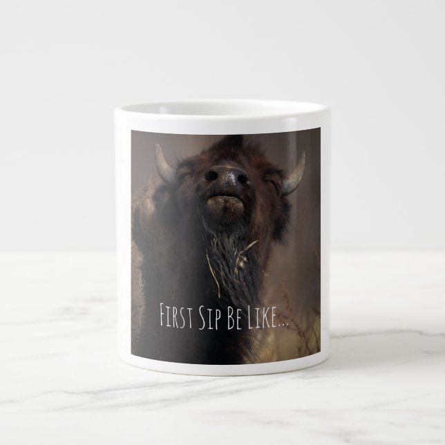 Grande Tasse First Sip!  (Devant)