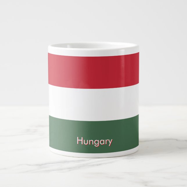 Grande Tasse Flag of Hungary custom  (Devant)