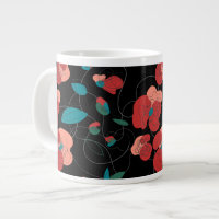 Fleur sauvage Wonderland | motif de fleurs stylisé