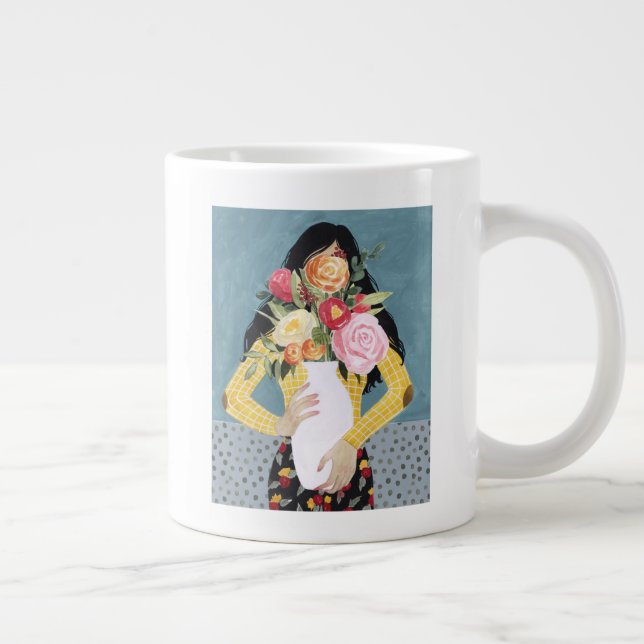 Grande Tasse Fleur Vase fille (Droite)