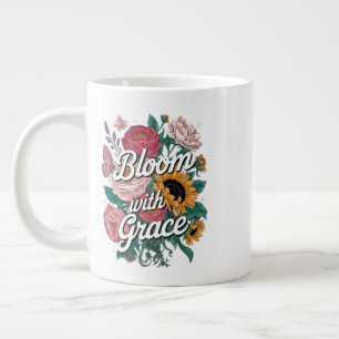 Grande Tasse Fleurir avec grâce