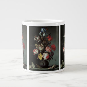 Grande Tasse Fleurs baroques vintage par Balthasar van der Ast