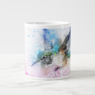 Grande Tasse Fleurs d'oiseaux
