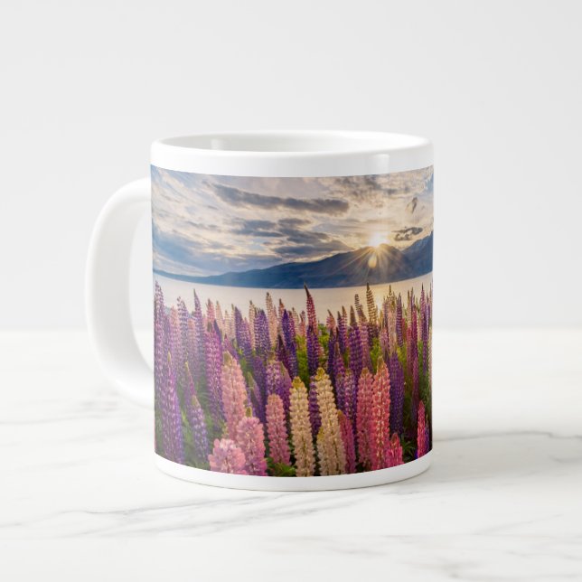 Grande Tasse Fleurs | Lupines Nouvelle-Zélande (Devant gauche)