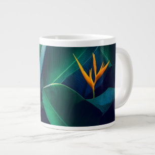 Grande Tasse Fleurs   Oiseau du paradis