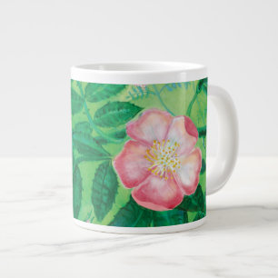Grande Tasse Fleurs roses sauvages