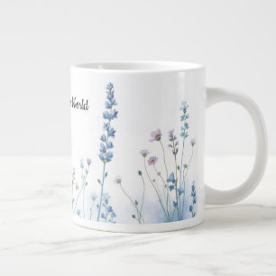 Grande Tasse Fleurs Sauvages de Mummy Esthétique Florale Boho