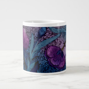 Grande Tasse Floral fuchsia