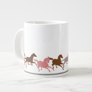 Grande Tasse Fonctionnement de chevaux sauvages
