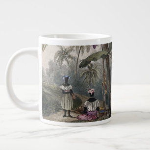 Grande Tasse Forêt de bananiers tropicaux antiques   Bota vinta