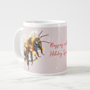 Grande Tasse Fourmillant d'Esprit de Fête Abeilles emmêlées dan