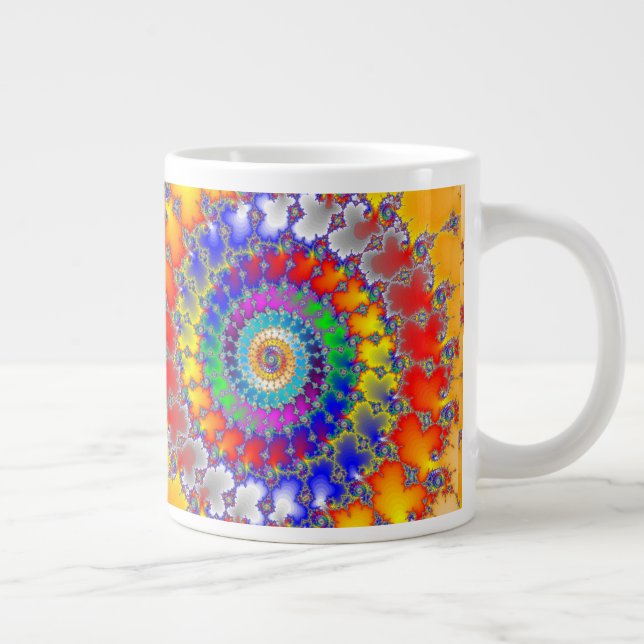 Grande Tasse Fractale psychédélique (Droite)