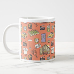 Grande Tasse FRIENDS™ Colorful Icons Pattern