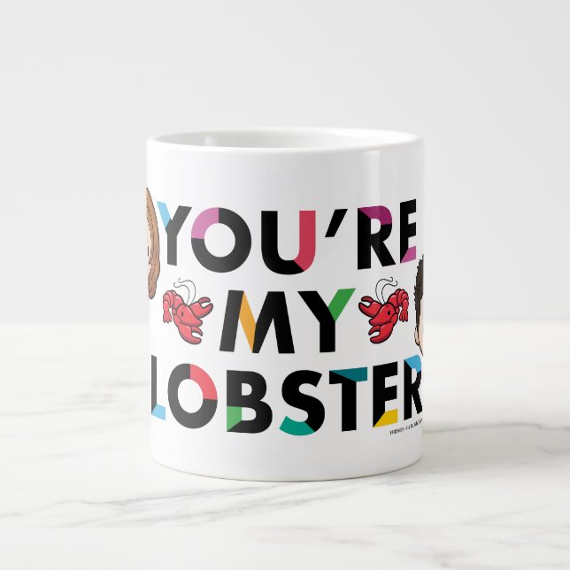 Grande Tasse FRIENDS™| Ross et Rachel Lobster Chibi (Devant)