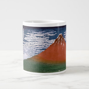 Grande Tasse Fuji rouge, Aka Fujiyama Volcan Katsushika Hokusai