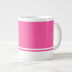 Grande Tasse Fun Candy rose Arrière - plan blanc en bas de la c