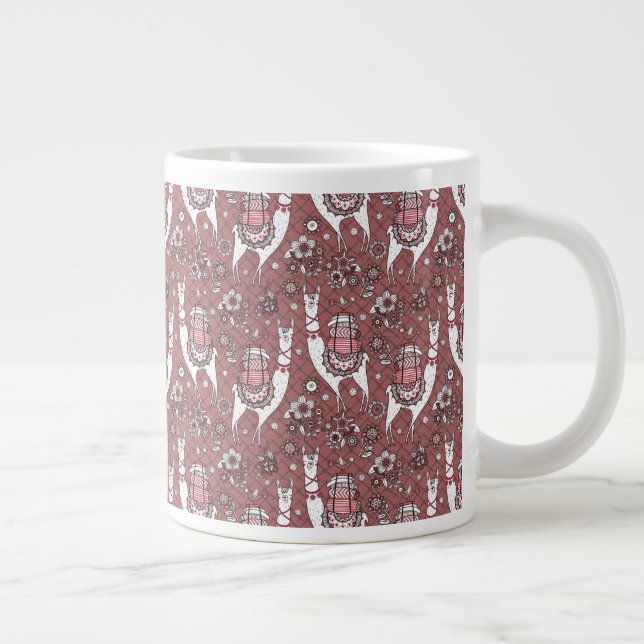 Grande Tasse Funny Llamas Motif (Droite)