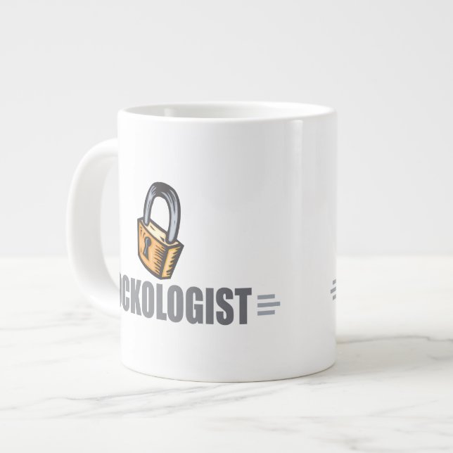 Grande Tasse Funny Locksmith (Devant gauche)