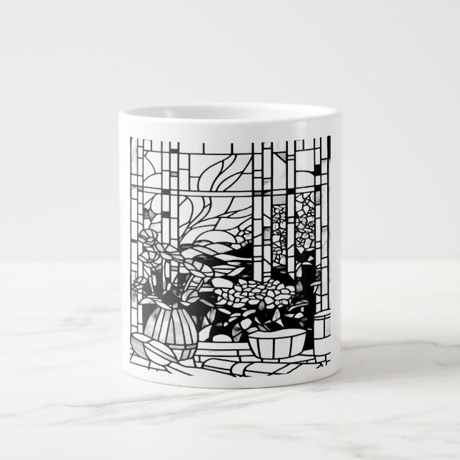 Grande Tasse Garden Stained Glass  (Devant)