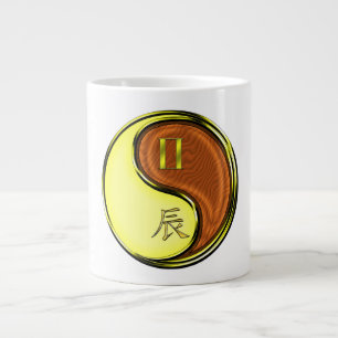 Grande Tasse Gémeaux & Dragon de Bois