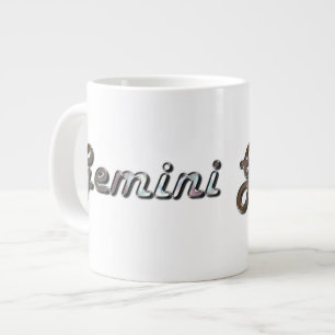 Grande Tasse Gemini dans Pearl Gemstone