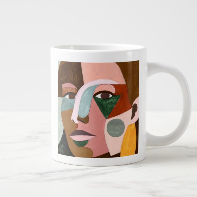 Grande Tasse Geo Face (Droite)