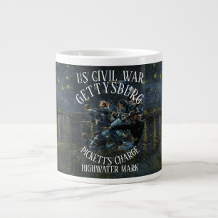 GRANDE TASSE GETTYSBURG GUERRE DE SÉCESSION AMÉRICAINE CHARGE D