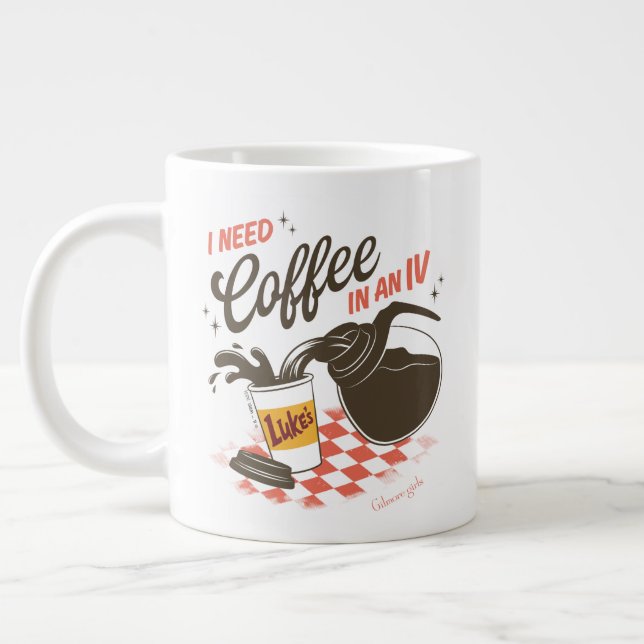 Grande Tasse Gilmore Girls Luke’s Coffee IV Quote (Gauche)