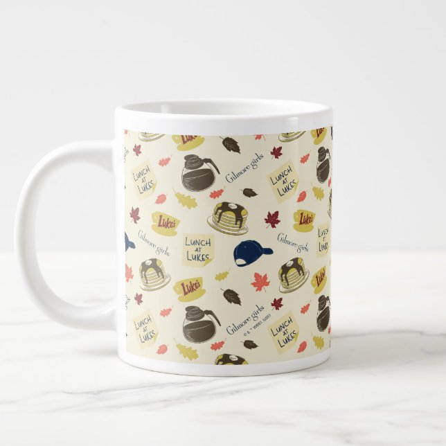 Grande Tasse Gilmore Girls Lunch at Luke’s Pattern (Gauche)
