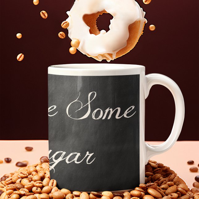 Grande Tasse Gimme Du Sucre ・ Tableau Noir (Créateur téléchargé)