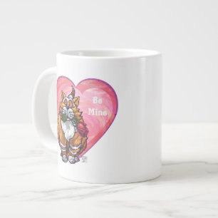 Grande Tasse Ginger Cat Saint-Valentin