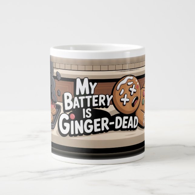 Grande Tasse Ginger-Dead Battery (Devant)